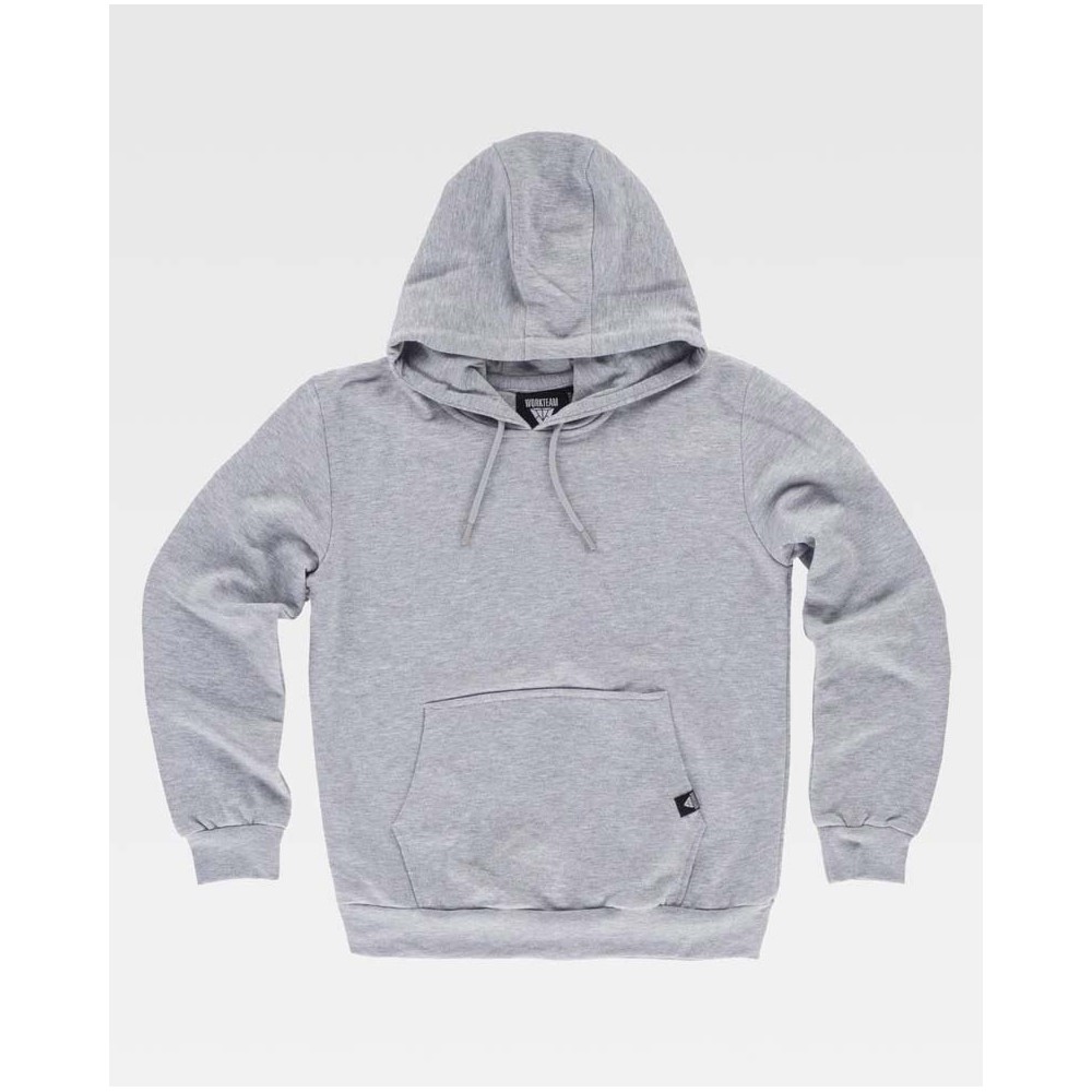 Sudadera Workteam S5506 Gris Jaspeado
