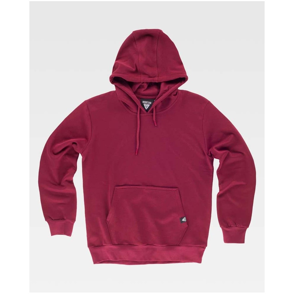 Sudadera Workteam S5506 Granate