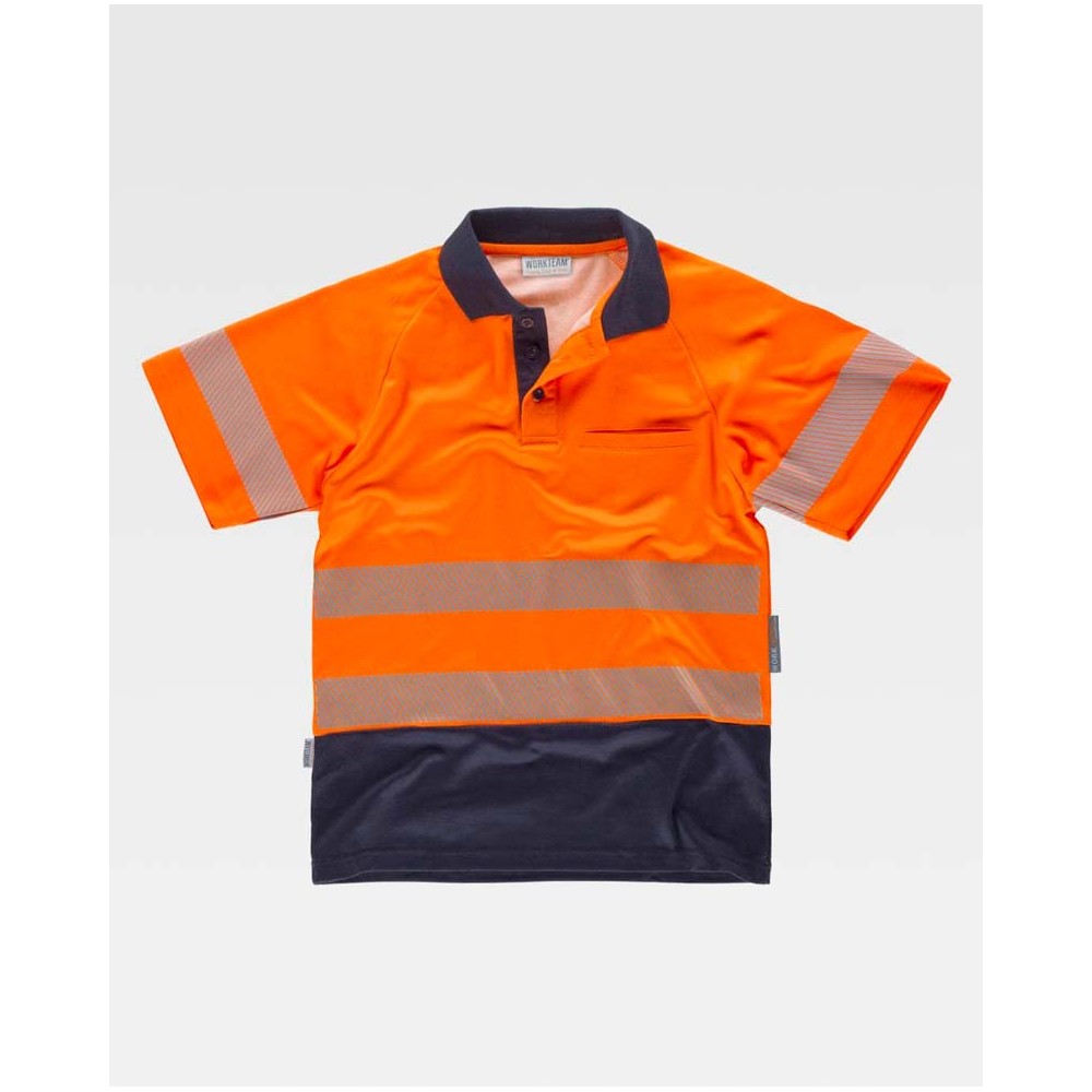 Polo alta visibilidad Workteam C3895
