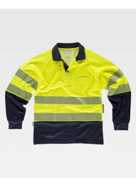 Polo reflectante manga larga  Workteam C3896