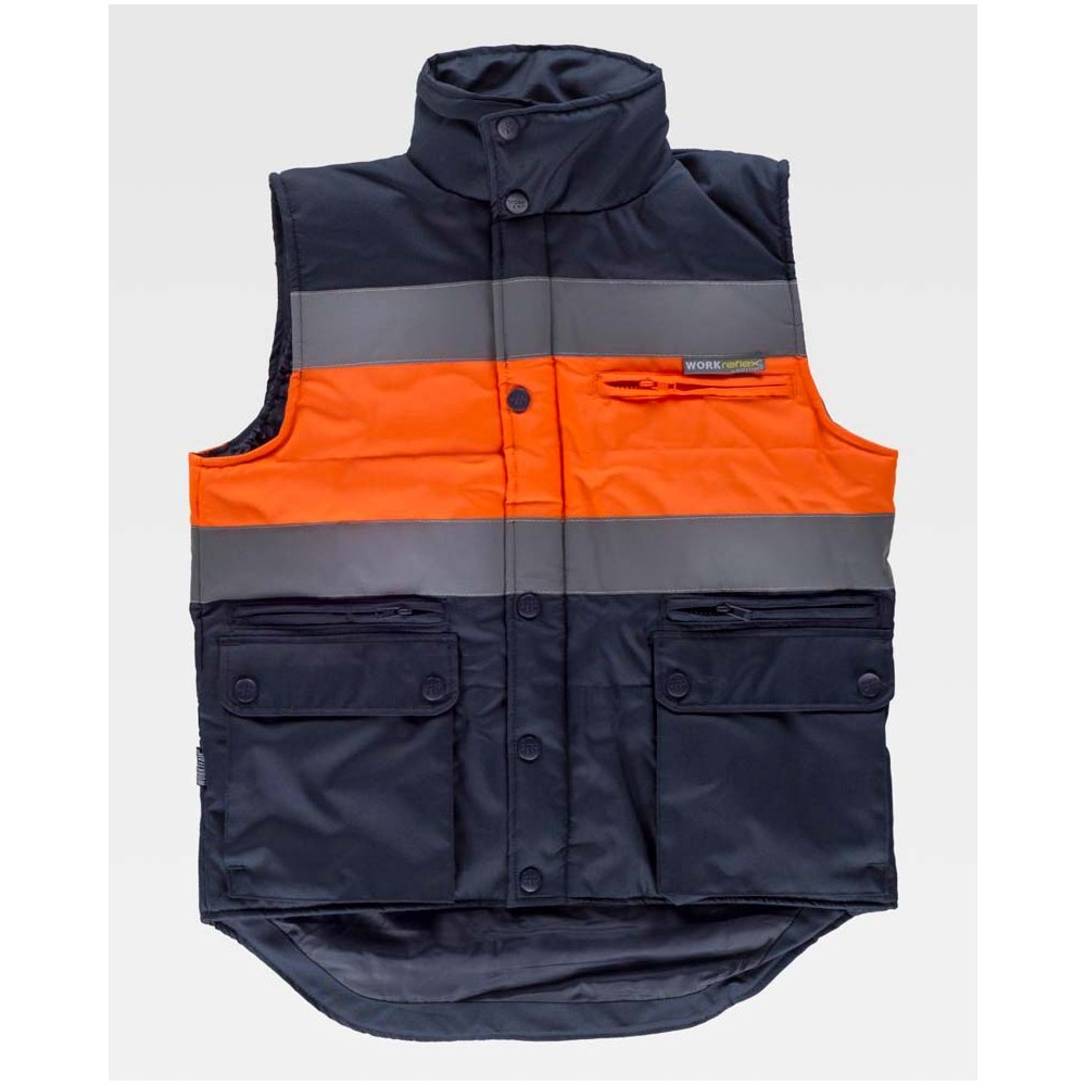 Chaleco reflectante acolchado Workteam S4032