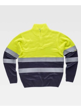 Jersey alta visibilidad Workteam C5511 Amarillo-Marino