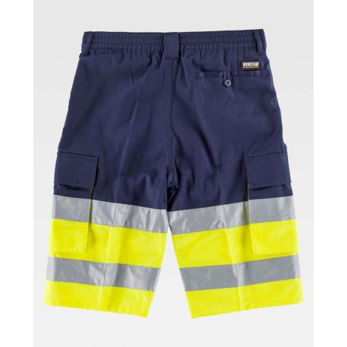 Bermudas Workteam C4005 Marino/Amarillo