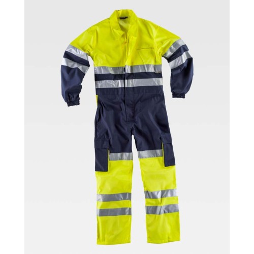 Buzo alta visibilidad Workteam C3000 Marino-Amarillo