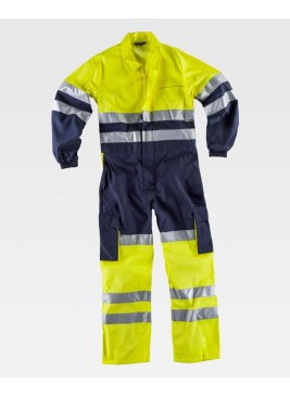 Buzo alta visibilidad Workteam C3000 Marino-Amarillo
