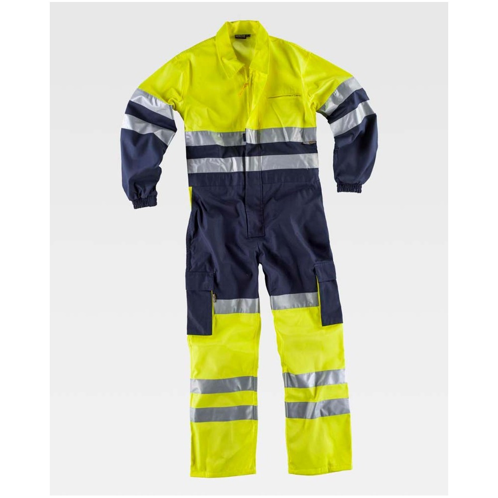 Buzo alta visibilidad Workteam C3000 Marino-Amarillo