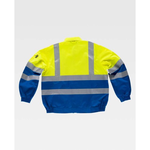 Cazadora alta visibilidad Workteam C3311 Azulina-Amarillo