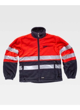 Polar alta visibilidad Workteam C4027 Rojo-Marino