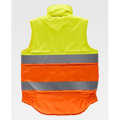 Chaleco alta visibilidad Workteam S4036 Amarillo-Naranja