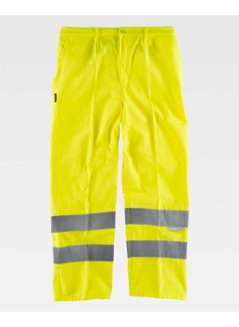 Pantalón alta visibilidad Workteam C3915 Amarillo