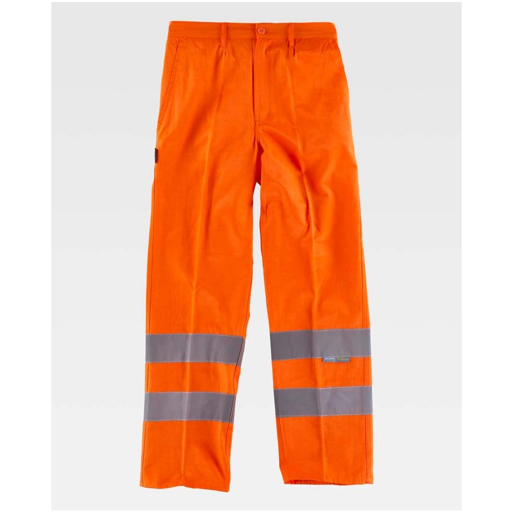 Pantalón alta visibilidad Workteam C3915 Naranja