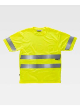 Camiseta alta visibilidad Workteam C3945 Amarilla