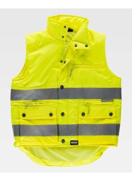 Chaleco alta visibilidad acolchado Workteam C3209 Amarillo
