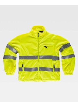Chaqueta polar alta visibilidad Workteam C4035 Amarillo