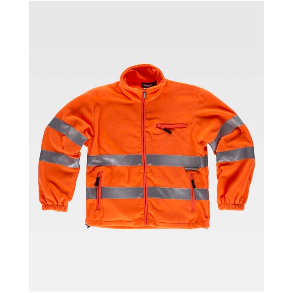 Chaqueta polar alta visibilidad Workteam C4035 Naranja