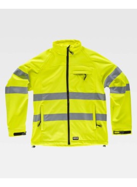 Chaqueta alta visibilidad Workshell Workteam S9535 Amarillo