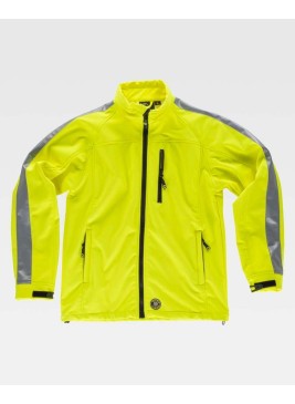 Chaqueta alta visibilidad Workshell Workteam S9530 Amarillo
