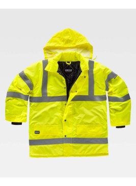 Parka alta visibilidad contra el frío Workteam C3700 Amarillo