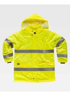 Parka alta visibilidad protección Workteam C3200 Amarilla