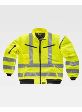 Cazadora alta visibilidad Workteam C3720 Amarillo