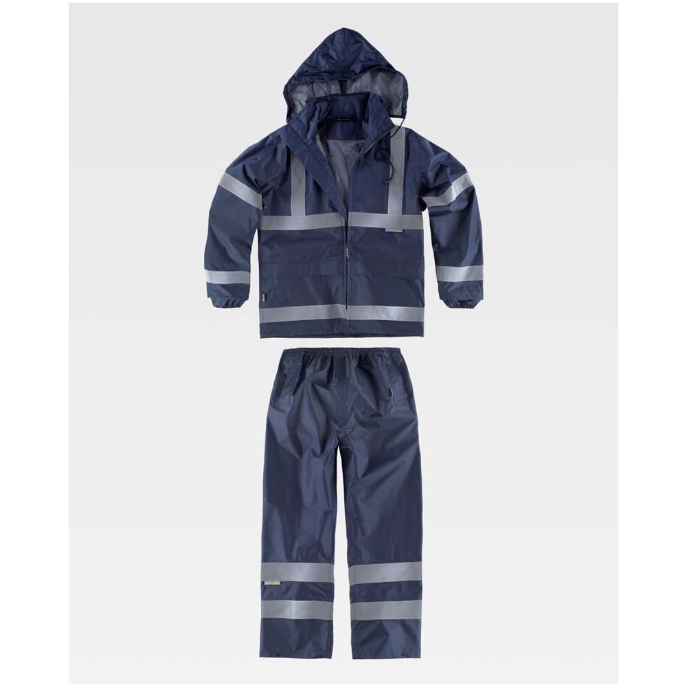 Traje alta visibilidad agua Workteam S2013 marino