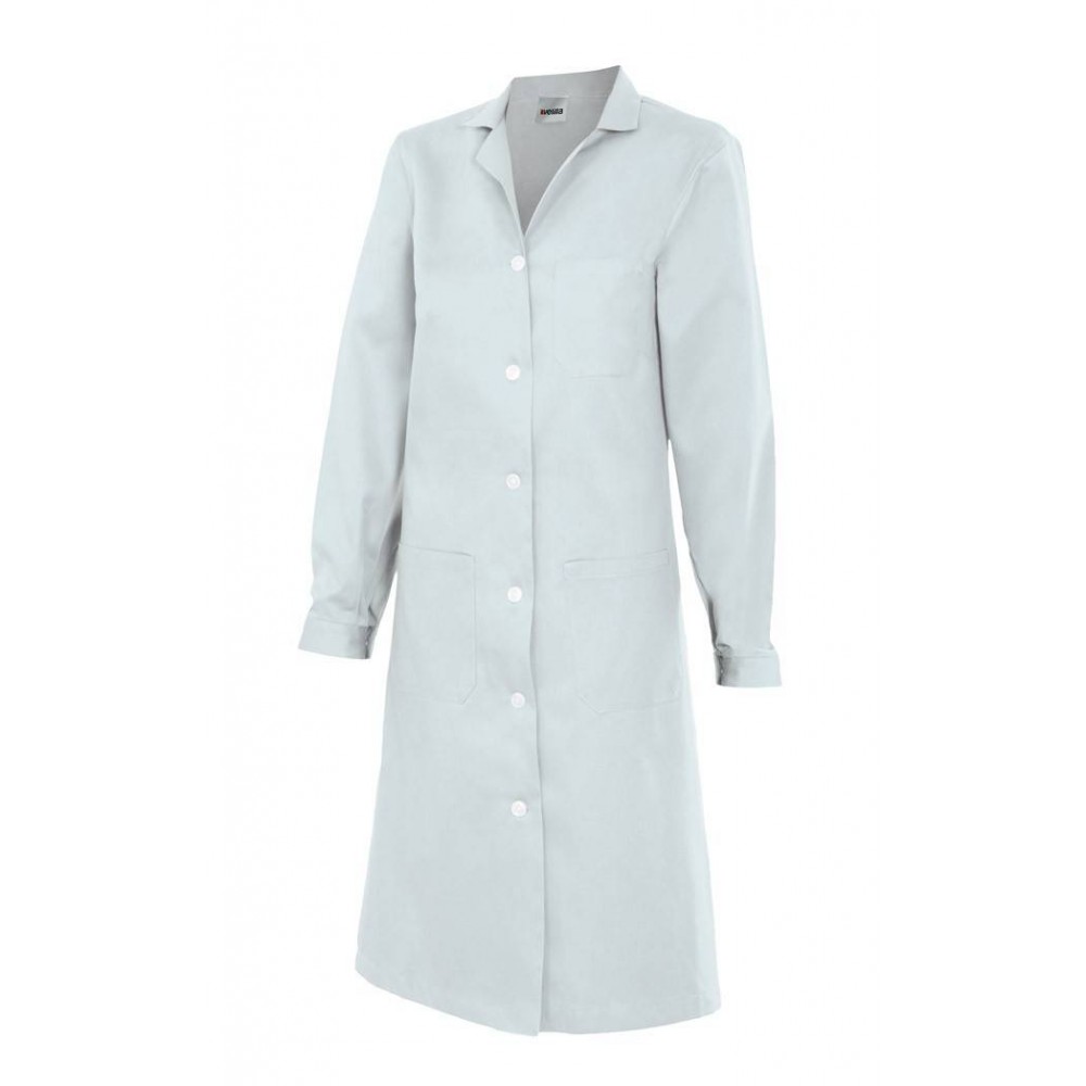 Bata de limpieza de mujer Velilla 908 Blanca