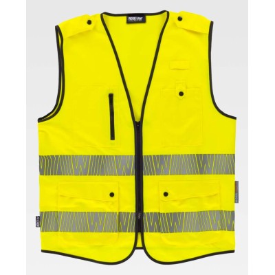 Chaleco alta visibilidad Workteam C3607 Amarillo