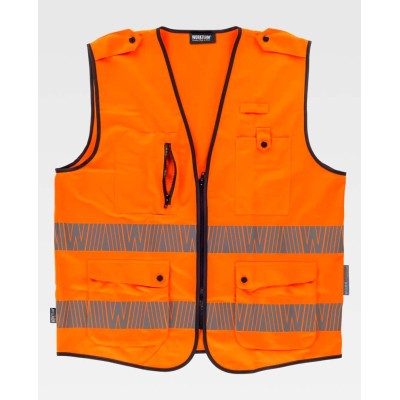 Chaleco alta visibilidad Workteam C3607 Naranja
