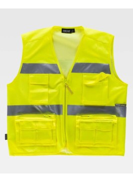 Chaleco reflectante Workteam C3647 Amarillo