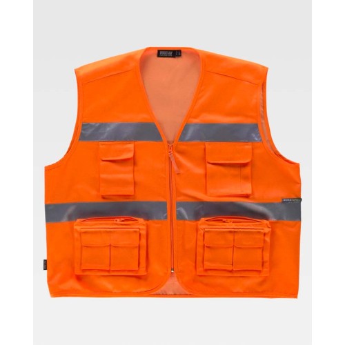 Chaleco reflectante Workteam C3647 Naranja