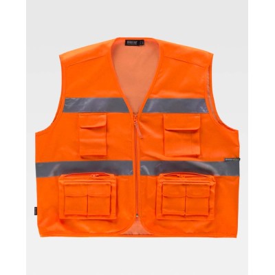 Chaleco reflectante Workteam C3647 Naranja