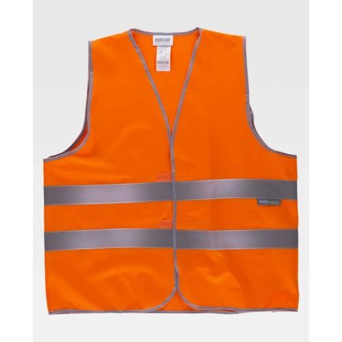Chaleco reflectante Workteam HVTT01 Naranja