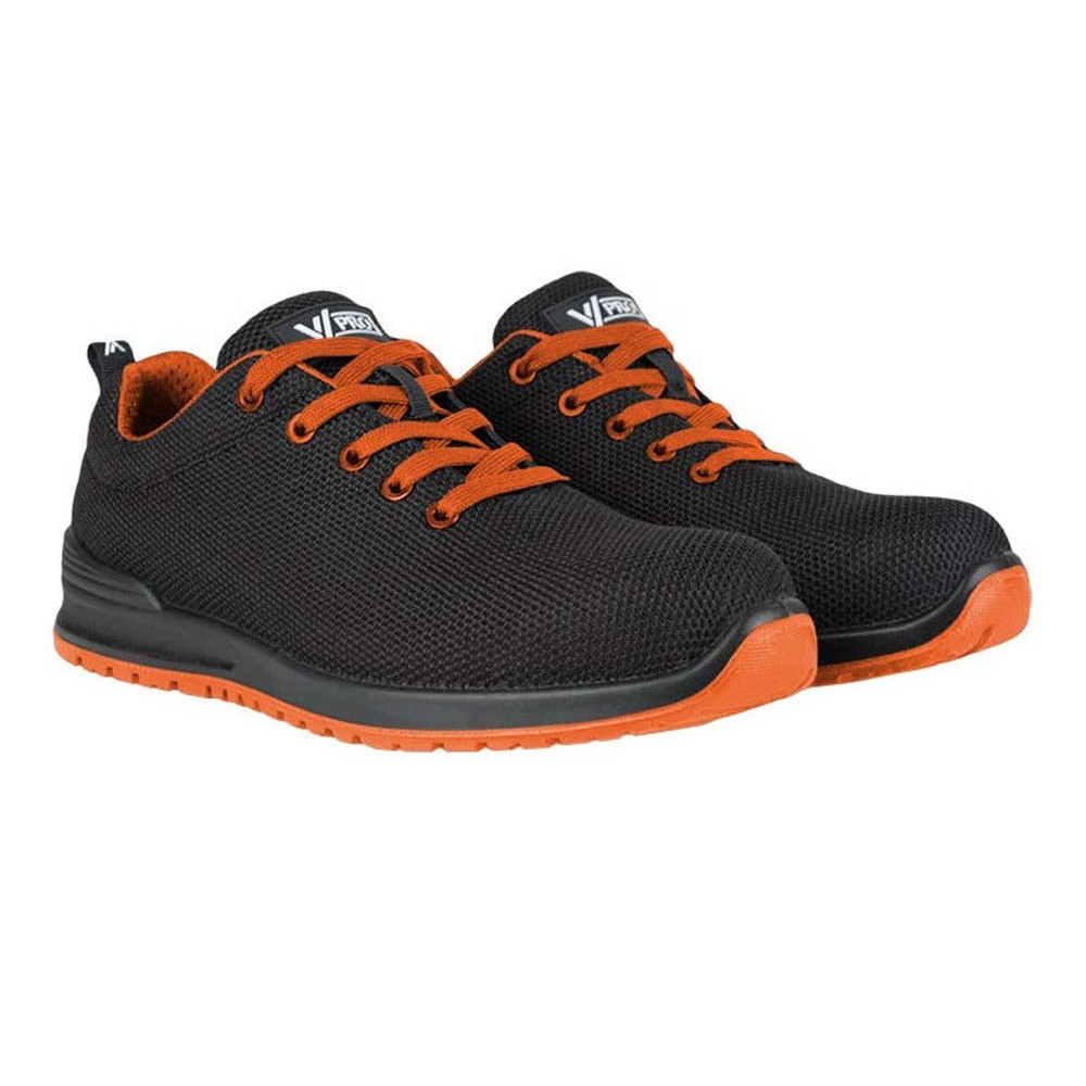 Zapato de protección Velilla 707007 Negro Negro-Naranja
