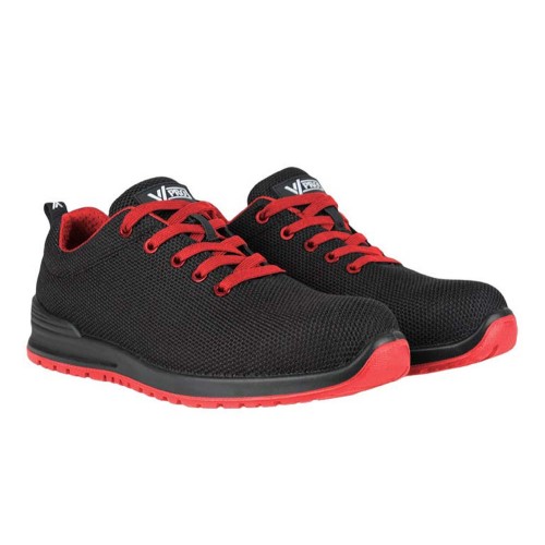 Zapato de protección Velilla 707007 Negro Negro-Rojo