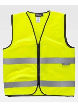 Chaleco alta visibilidad Workteam C3610 Amarillo
