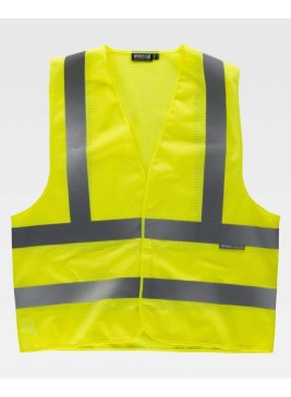 Chaleco alta visibilidad Workteam C3613 Amarillo