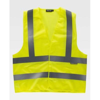 Chaleco alta visibilidad Workteam C3613 Amarillo