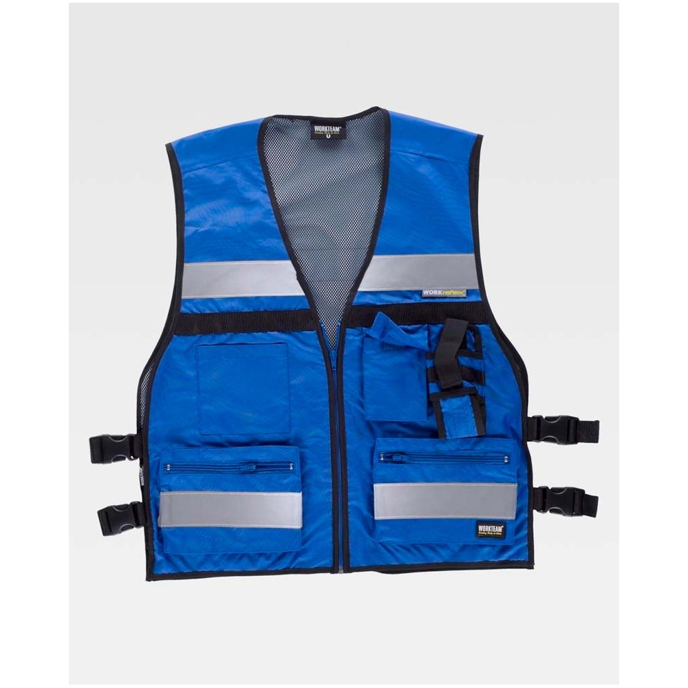 Chaleco Reflectantes oxford Workteam C3601 Azul