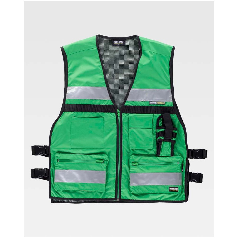 Chaleco Reflectantes oxford Workteam C3601 verde