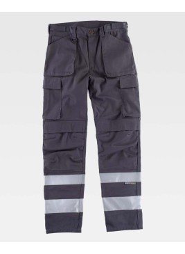 Pantalón de trabajo con rodilleras Workteam C2911 Gris