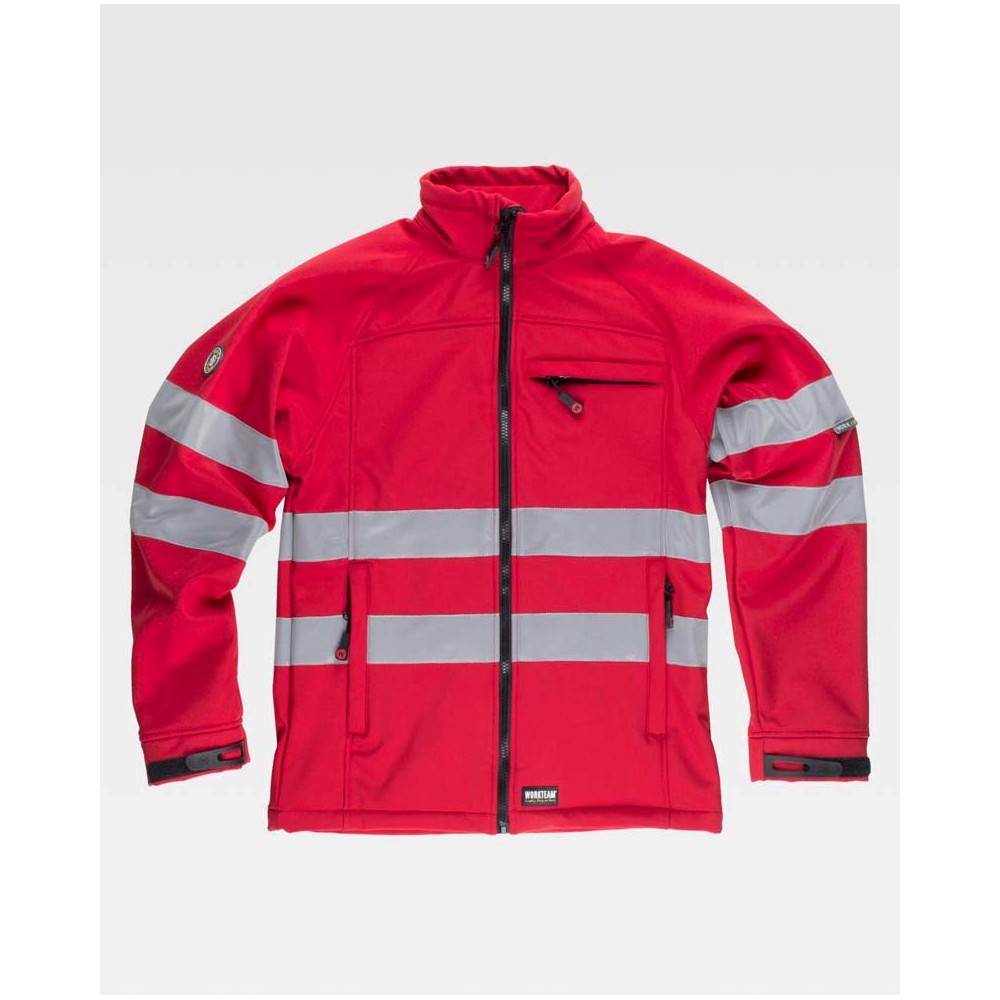 Chaqueta workshell Workteam S9035 Rojo