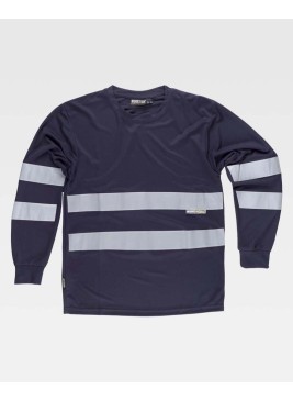 Camiseta reflectante Workteam C3938 Marino