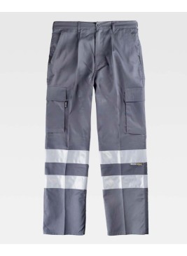 Pantalón reflectante Workteam B1407 Gris