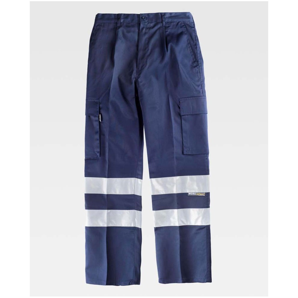 Pantalón reflectante Workteam B1407 Marino