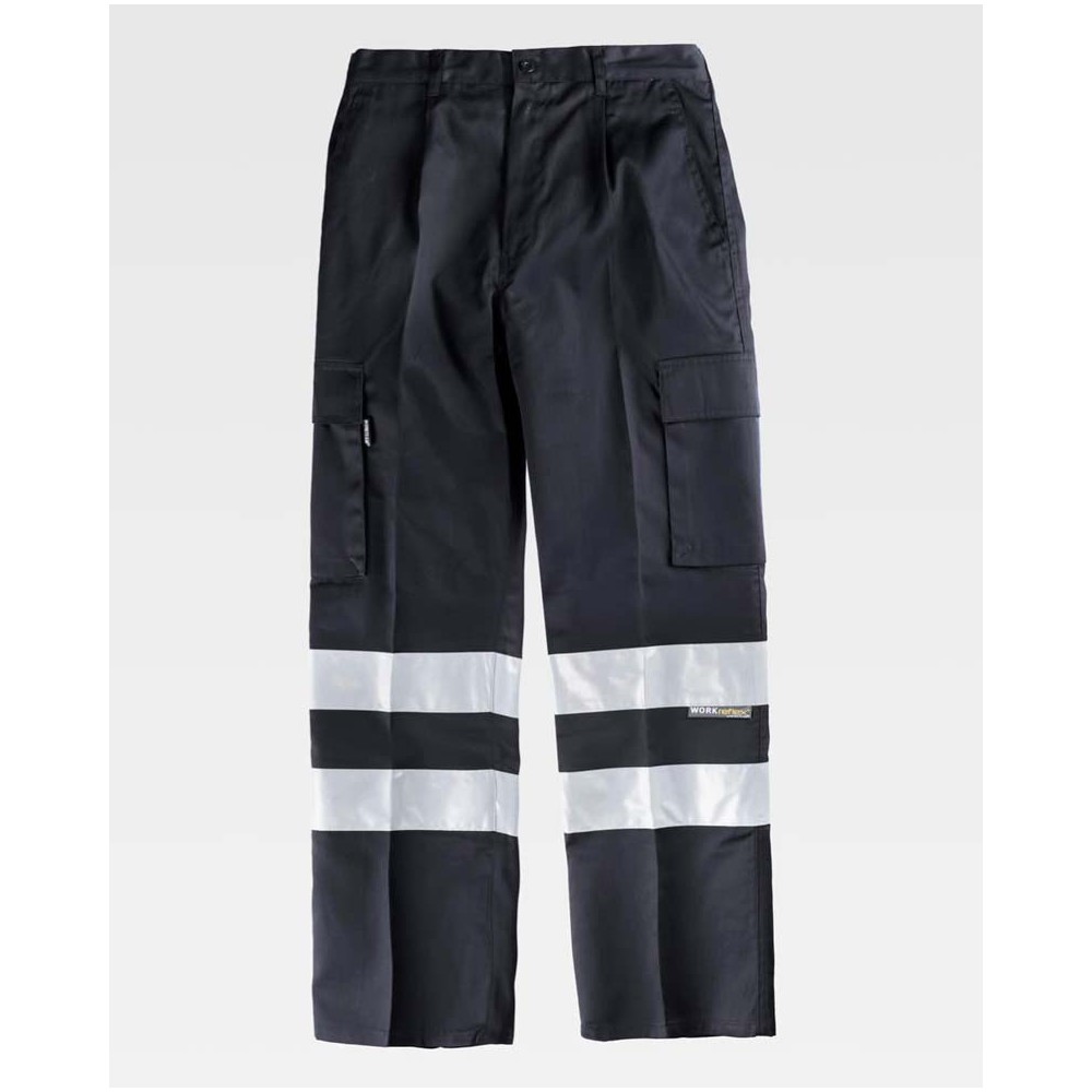 Pantalón reflectante Workteam B1407 Negro