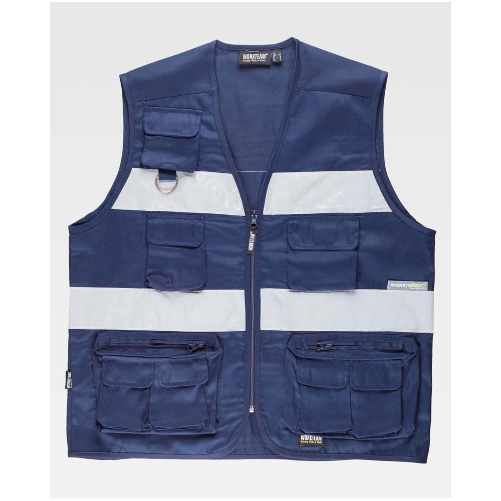 Chaleco reflectante Workteam S3107 Marino