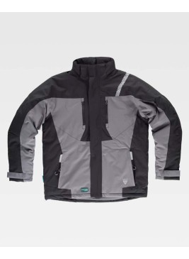 Parka acolchada Workteam WF2858 Negro/Gris