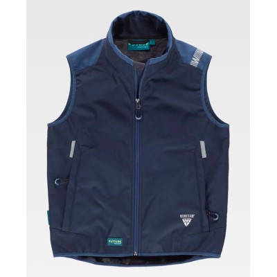 Chaleco workshell  Workteam WF2880 Marino/Azafata