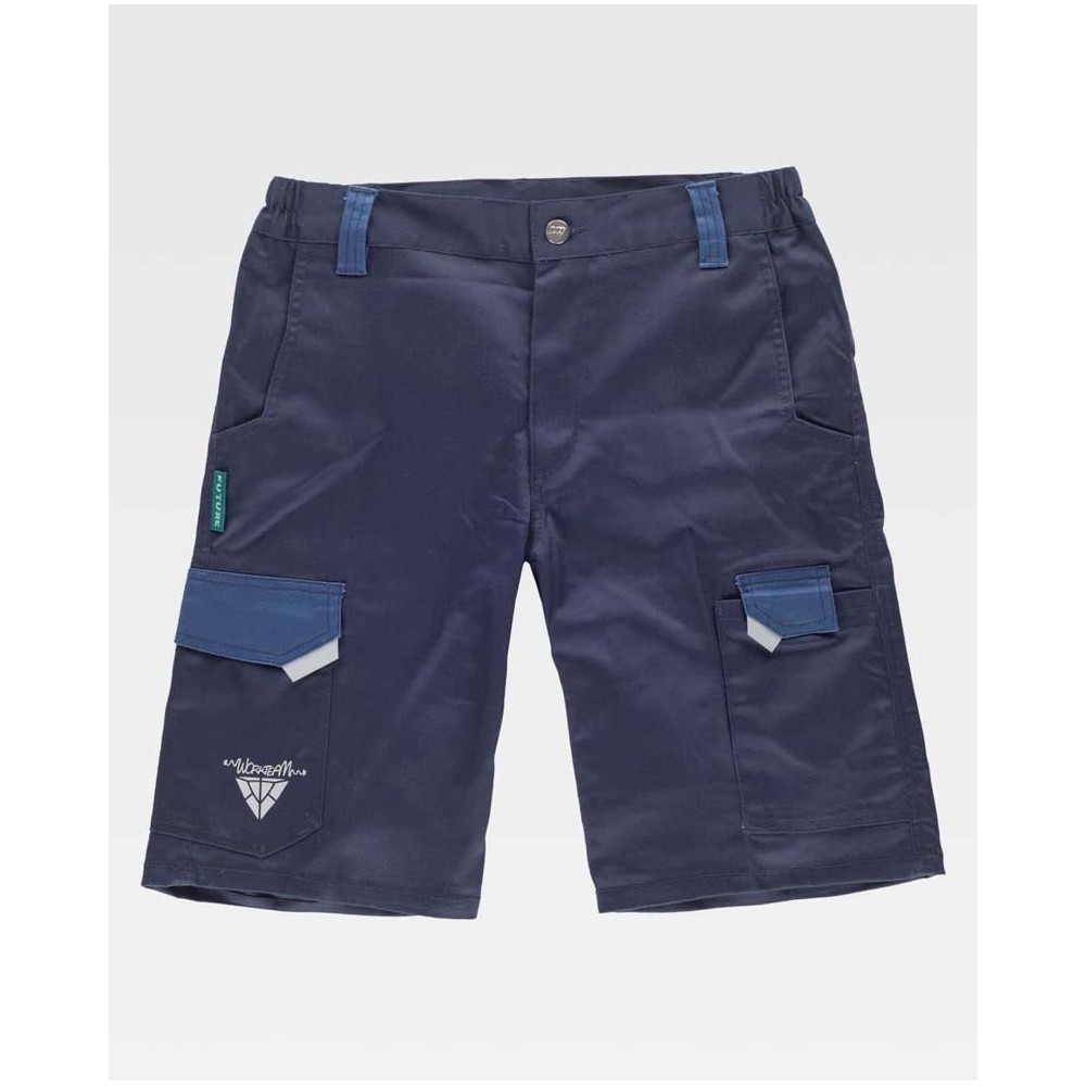 Bermudas Workteam WF2817 Marino/Azafata