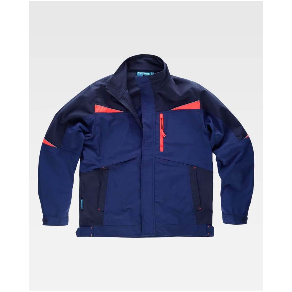 Chaqueta Workteam WF2752 Marino/Marino Oscuro/Rojo a.v